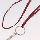 HERMES Whistle Charm metal Silver Auth bs35483-8