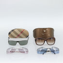 Christian Dior Gucci Burberry Sunglasses Plastic Metal 4 Set Brown Auth bs35484-22