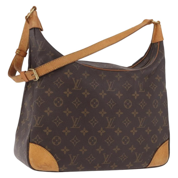 LOUIS VUITTON Monogram Boulogne 35 Shoulder Bag M51260 LV Auth bs35487