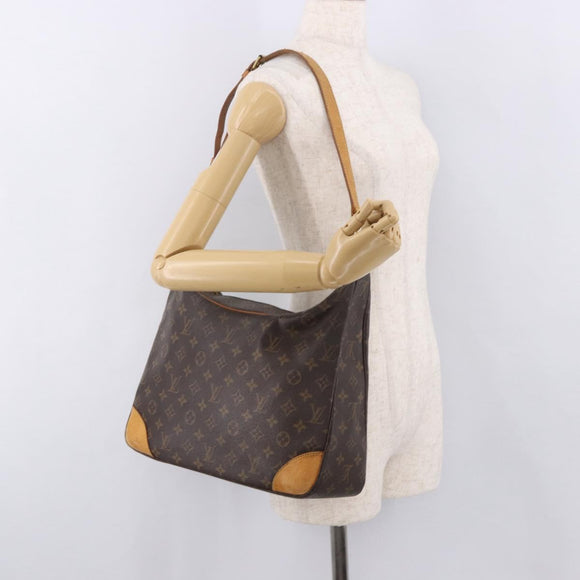 LOUIS VUITTON Monogram Boulogne 35 Shoulder Bag M51260 LV Auth bs35487