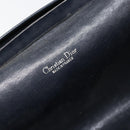 Christian Dior Trotter Canvas Chain Shoulder Bag Navy Gold Auth bs35490-11