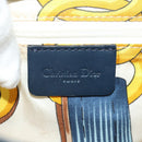 Christian Dior Trotter Canvas Saddle Shoulder Bag Navy Gold Auth bs35491V-21
