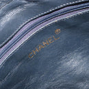 CHANEL Chain Shoulder Bag Lamb Skin Black Gold CC Auth bs35493-18