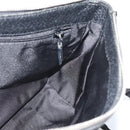 GUCCI GG Canvas Shoulder Bag Black Silver 114273 Auth bs35495-18