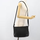 GUCCI GG Canvas Shoulder Bag Black Silver 114273 Auth bs35495-22