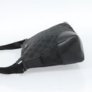 GUCCI GG Canvas Shoulder Bag Black Silver 114273 Auth bs35495-3