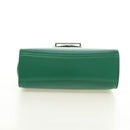 BOTTEGA VENETA Shoulder Bag Leather Green Silver Auth bs35500V-11