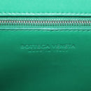 BOTTEGA VENETA Shoulder Bag Leather Green Silver Auth bs35500V-19