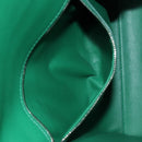 BOTTEGA VENETA Shoulder Bag Leather Green Silver Auth bs35500V-24
