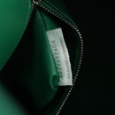 BOTTEGA VENETA Shoulder Bag Leather Green Silver Auth bs35500V-25