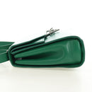 BOTTEGA VENETA Shoulder Bag Leather Green Silver Auth bs35500V-4