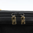 GUCCI Hand Bag Suede Black Gold 000 39 0030 Auth bs35502-17