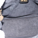 GUCCI Hand Bag Suede Black Gold 000 39 0030 Auth bs35502-10