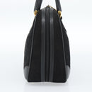 GUCCI Hand Bag Suede Black Gold 000 39 0030 Auth bs35502-3