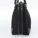 GUCCI Hand Bag Suede Black Gold 000 39 0030 Auth bs35502-4