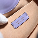 Jimmy Choo Purse Shoulder Bag Leather 2way Purple Gold Auth bs35503A-20