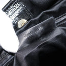 SAINT LAURENT Tote Bag Patent Leather Black Gold Auth bs35505-20