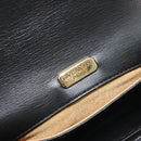 GIVENCHY Shoulder Bag Canvas Black Gold Auth bs35507-18