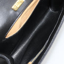 GIVENCHY Shoulder Bag Canvas Black Gold Auth bs35507-11