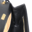 GIVENCHY Shoulder Bag Canvas Black Gold Auth bs35507-19