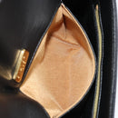 GIVENCHY Shoulder Bag Canvas Black Gold Auth bs35507-21