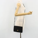 GIVENCHY Shoulder Bag Canvas Black Gold Auth bs35507-22