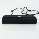 GIVENCHY Shoulder Bag Canvas Black Gold Auth bs35507-5
