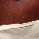 BOTTEGA VENETA INTRECCIATO Shoulder Bag Leather Brown Gold Auth bs35508-14