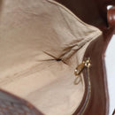 BOTTEGA VENETA INTRECCIATO Shoulder Bag Leather Brown Gold Auth bs35508-16