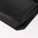Salvatore Ferragamo Shoulder Bag Leather Black Silver Auth bs35511-15