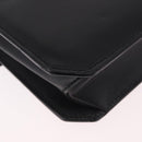 Salvatore Ferragamo Shoulder Bag Leather Black Silver Auth bs35511-16