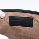 Salvatore Ferragamo Shoulder Bag Leather Black Silver Auth bs35511-12