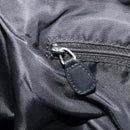 Christian Dior Trotter Canvas Shoulder Bag Black Silver Auth bs35512-19