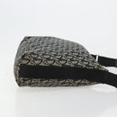 Christian Dior Trotter Canvas Shoulder Bag Black Silver Auth bs35512-4