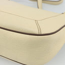 LOEWE Shoulder Bag Leather Ivory Silver Auth bs35516-12