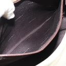 LOEWE Shoulder Bag Leather Ivory Silver Auth bs35516-21