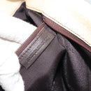 LOEWE Shoulder Bag Leather Ivory Silver Auth bs35516-22