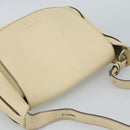 LOEWE Shoulder Bag Leather Ivory Silver Auth bs35516-6