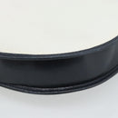 SAINT LAURENT Shoulder Bag Coated Canvas White Gold Auth bs35518-12