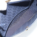 SAINT LAURENT Shoulder Bag Coated Canvas White Gold Auth bs35518-17