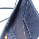 SAINT LAURENT Shoulder Bag Coated Canvas White Gold Auth bs35518-19