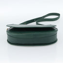 CARTIER Must Line Shoulder Bag Leather Green Gold Auth bs35522-5