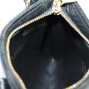 CHANEL Waist Bag Caviar Skin Black Gold CC Auth bs35525V-20