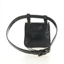 CHANEL Waist Bag Caviar Skin Black Gold CC Auth bs35525V-7