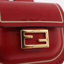 FENDI Airpods Case Mamma Baguette Earphone Case Leather Red Gold Auth bs35526V-17