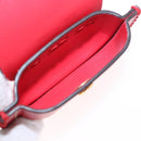 FENDI Airpods Case Mamma Baguette Earphone Case Leather Red Gold Auth bs35526V-12