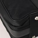 PRADA Boston Bag Nylon Black Silver Auth bs35527-13