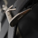 PRADA Boston Bag Nylon Black Silver Auth bs35527-17