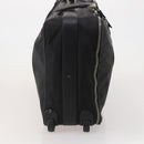 PRADA Boston Bag Nylon Black Silver Auth bs35527-4