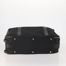 PRADA Boston Bag Nylon Black Silver Auth bs35527-9